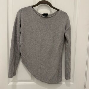 A/X Armani Exchange Light Gray Knit Top
